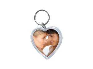 ZEP CORNICE PHOTO KEYCHAIN CUORE