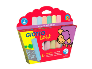 GIOTTO BEBE GESSI COLORATI 6 PEZZI