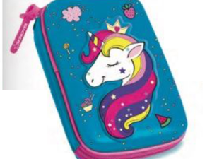 ASTUCCIO UNICA ZIP 3 SCOMPARTI TINTAUNITA ONE TIME UNICORNO 49130