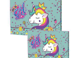 VALIGETTA P/DISEGNI 27X38X8 UNICORNO TIFFANY 49361