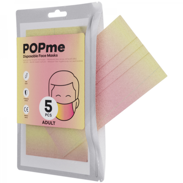 MASCHERINA POP ME PEACH CONF. 5 PZ