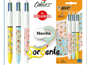 BLISTER PENNA BIC 4 COLORI FOOD