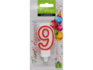 CANDELA A NUMERO N. 9