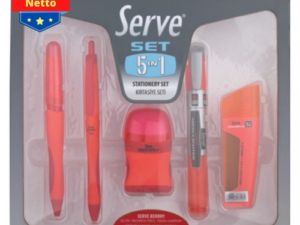 KIT GIFT SERVE DA 5PZ ROSSO