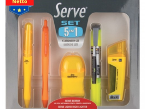 KIT GIFT SERVE DA 5PZ GIALLO