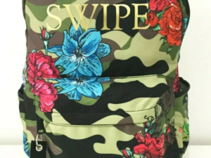 ZAINO AMERICANO SWIPE FASH. GIRL ROSE CAMOUFLAGE