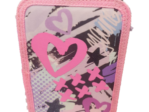 AST. 3 ZIP SWIPE COLOR T.GIRL HEART