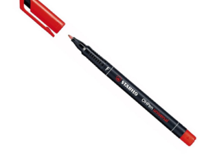 STABILO OHPEN UNIVERSAL PERMANENT ROSSO F
