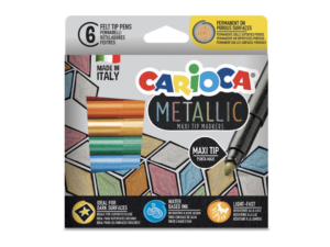 CARIOCA METALLIC MAXI TIP MARKERS