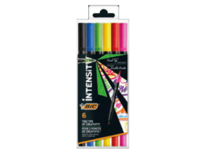 KIT BIC INTENSITY A DOPPIA PUNTA FLUO