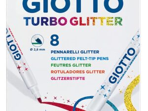 GIOTTO TURBO GLITTER 8PEZZI
