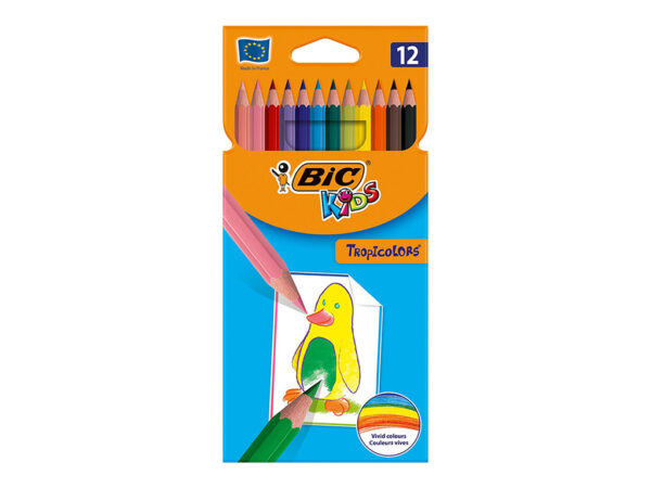 PASTELLI BIC TROPICOLOR 12 COLORI