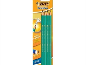 BLISTER 4 MATITE BIC EVOLUTION ORIGINAL