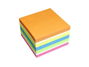 CUBO STICKLY NOTES 75X75 FLUO