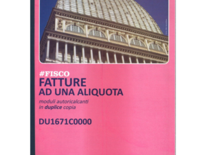 BL.FATTURE A4 2C. 1 ALIQUOTA