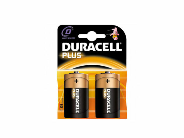 MEZZA TORCIA DURACELL PLUS PZ.2