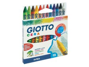 PASTELLI GIOTTO CERA 12COL. 8.5mm