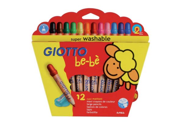 GIOTTO BEBE MATITONI 12 PEZZI