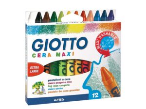 PASTELLI GIOTTO CERA MAXI 12COL. 11.5mm