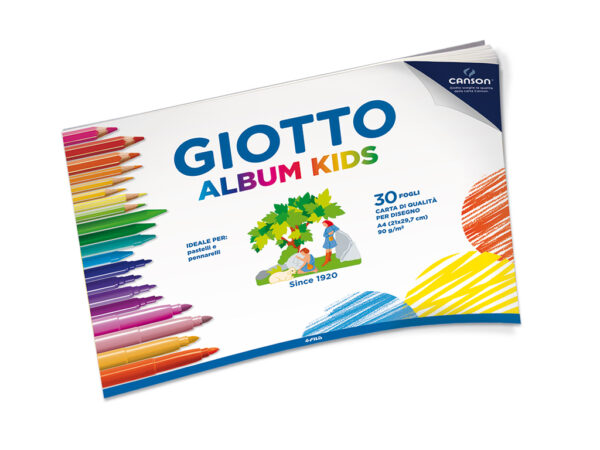 GIOTTO ALBUM KIDS DISEGNO A4 30 FOGLI 90GR