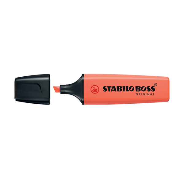 EVIDENZIATORE STABILO BOSS PASTEL ROSSO CORALLO 70/140