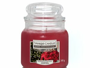 FRESH POINSETTIA MEDIUM JAR YANKEE CANDLE