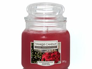 FRESH POINSETTIA MEDIUM JAR YANKEE CANDLE