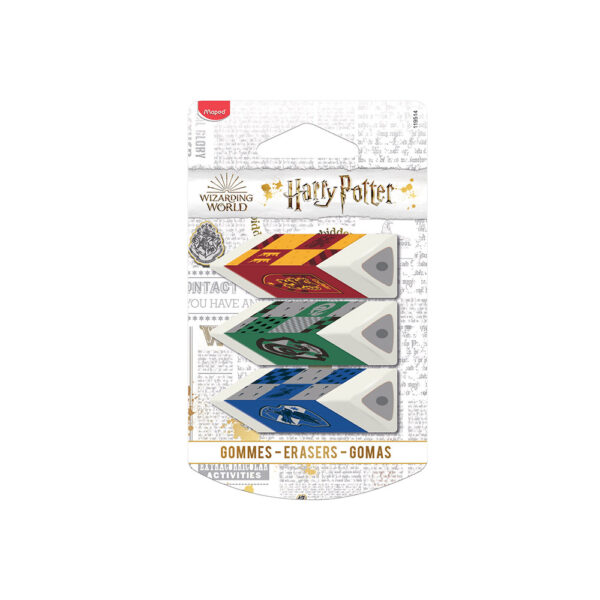 HARRY POTTER GOMME 3PZ