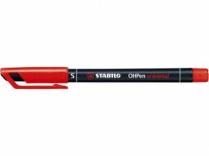 STABILO OHPEN UNIVERSAL PERMANENT ROSSO S