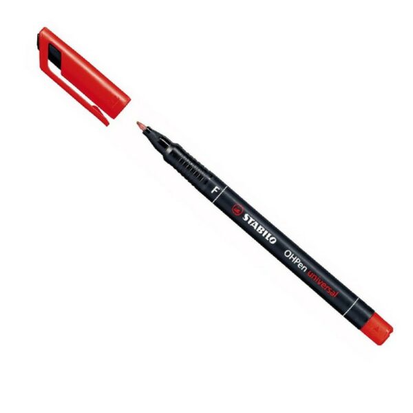 STABILO OHPEN UNIVERSAL PERMANENT ROSSO F